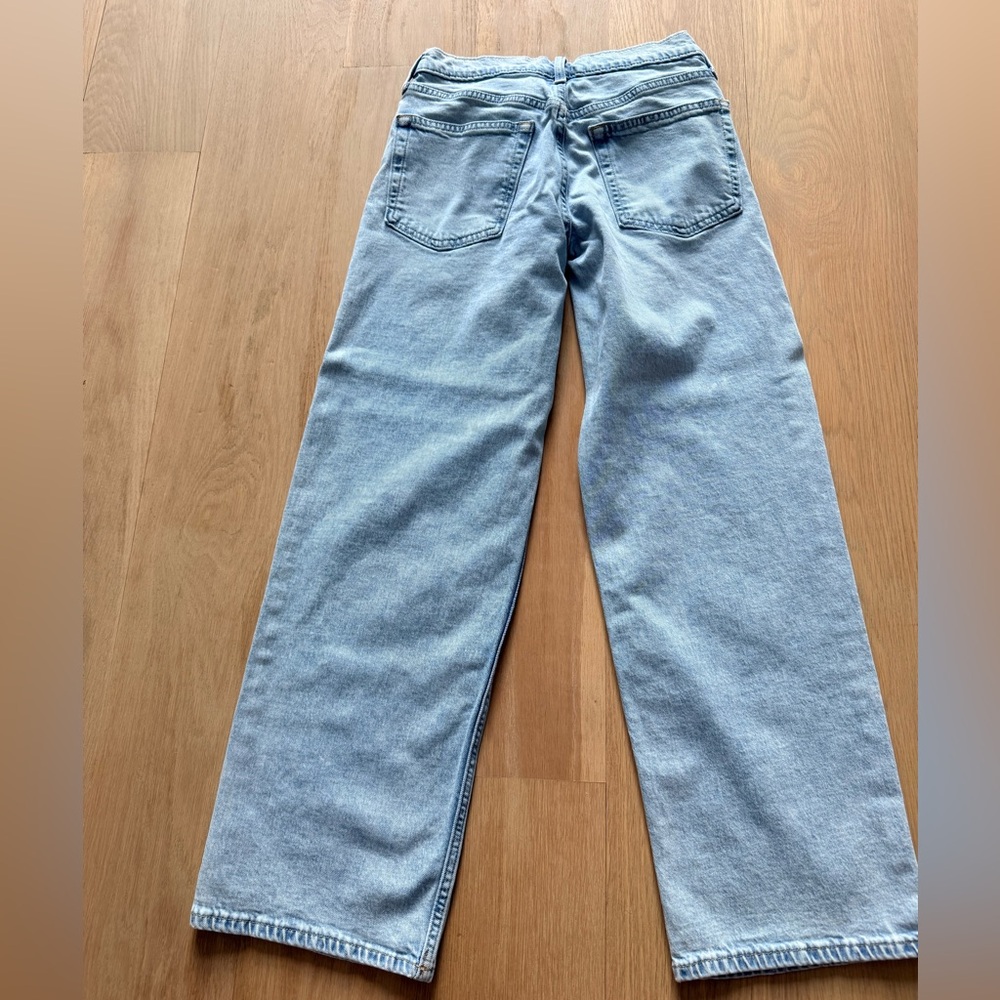 Gap Low Rise Loose Light Blue Jeans size 24 - Picture 3 of 3